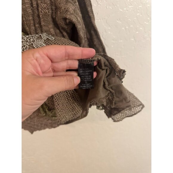 Pretty Angel Y2K Hippie Chic Grunge Lace Top - Picture 8 of 9